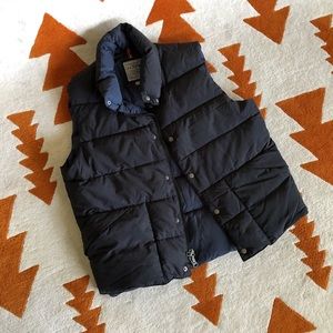 J.CREW MENS LARGE PUFFER VEST Two-tone
